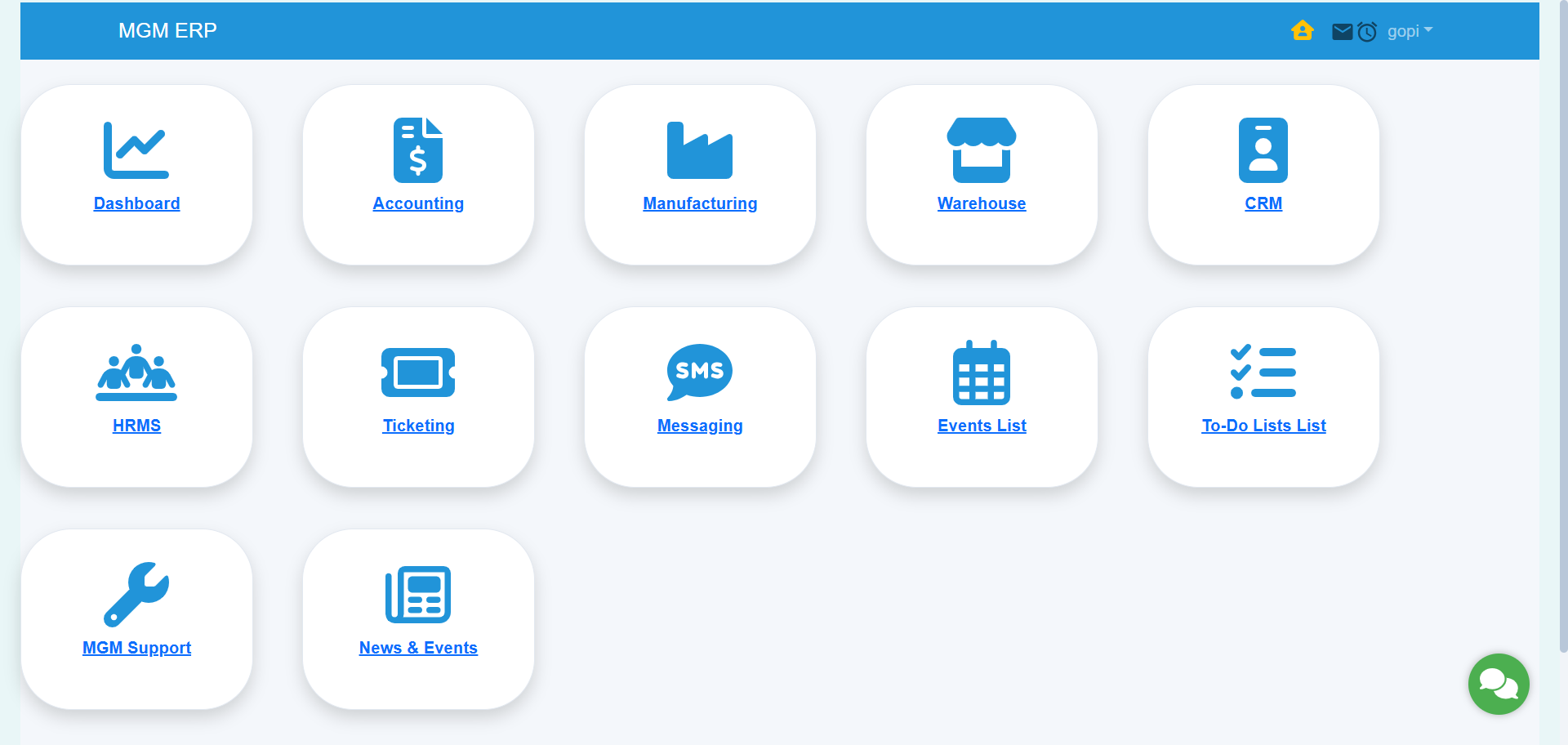 MGM ERP
